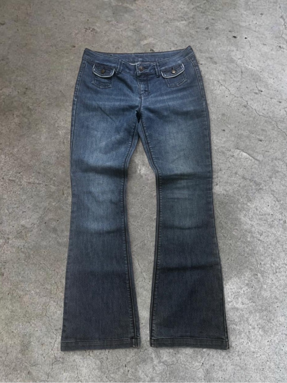 Buffalo David Bitton Dark Blue Flare Jeans